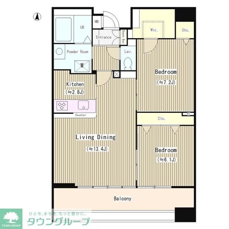 クレアールフレスカの物件間取画像